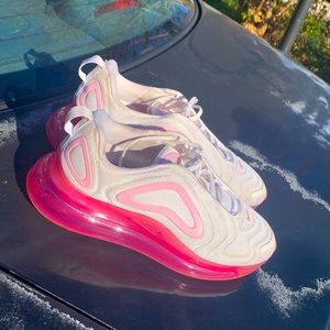 Nike Air Max 720 White Pink Rise Laser Fuchsia (W)